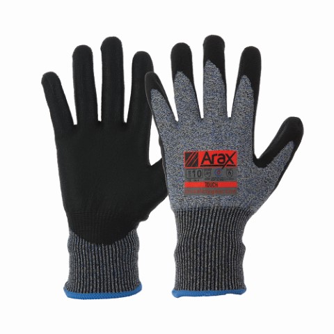 PRO CHOICE ARAX CUT 5 POLYURETHANE DIPPED GLOVES - SIZE 8